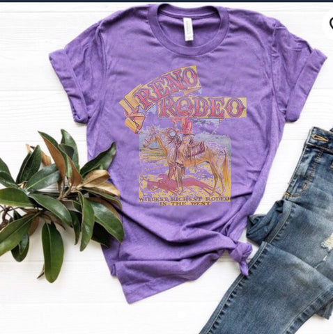 Purple Reno tee