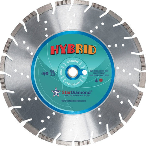 Hard Materials Hybrid Blade - Star Diamond Tools Inc.