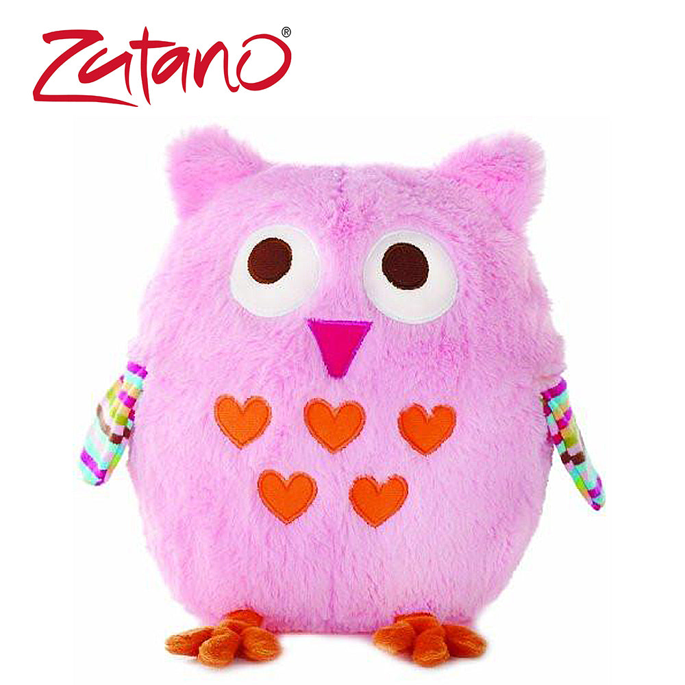 pink stuffed owl