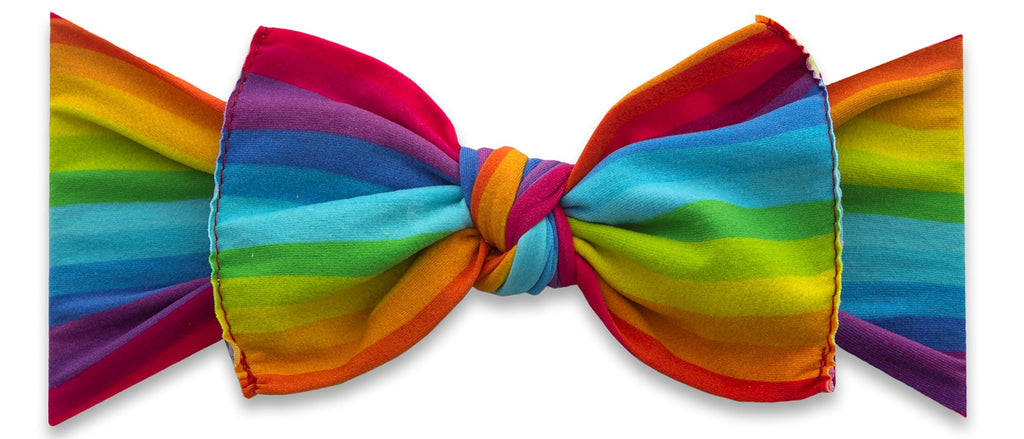 rainbow bow headband