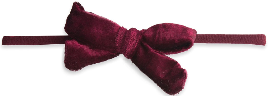 baby burgundy headband