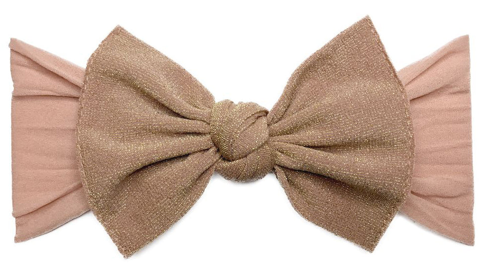 rose gold baby bow