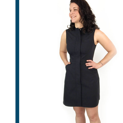 Stretch Core Dress with Pockets