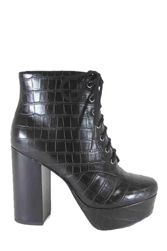 Chunky Heel Bootie