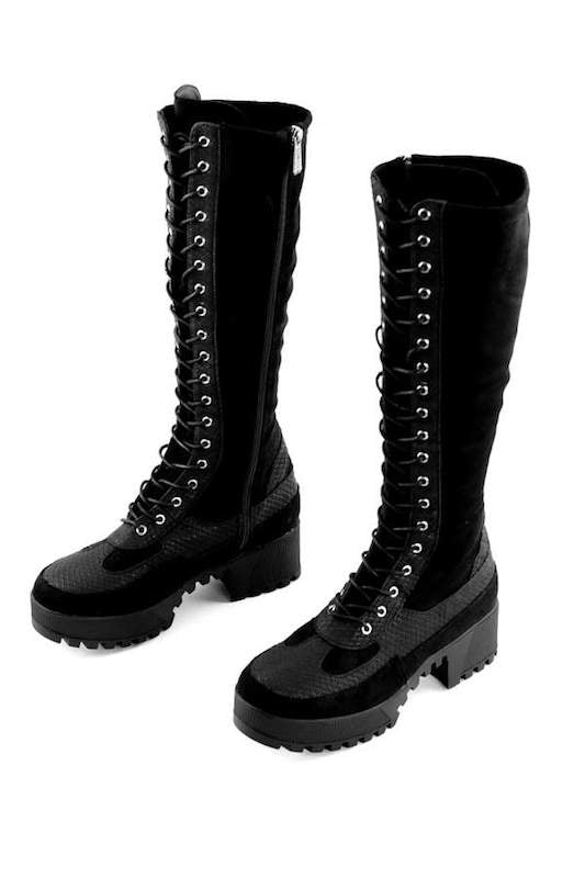 tall combat boots