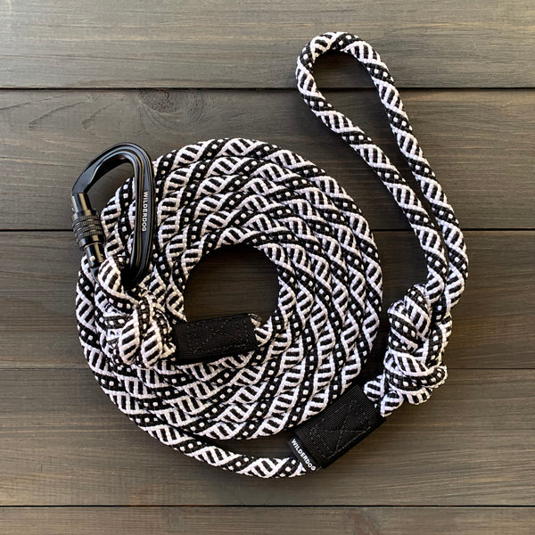 white leash