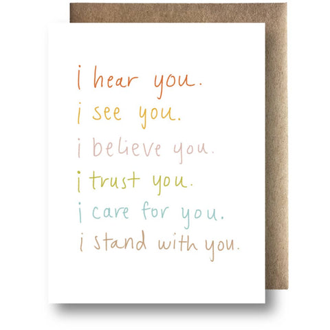 I Believe You Card Maija