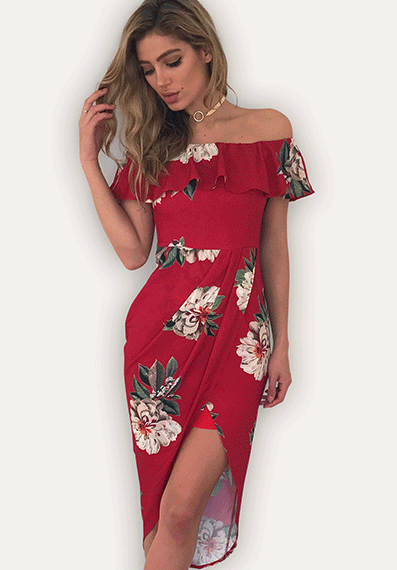 Shirley Dress - Red
