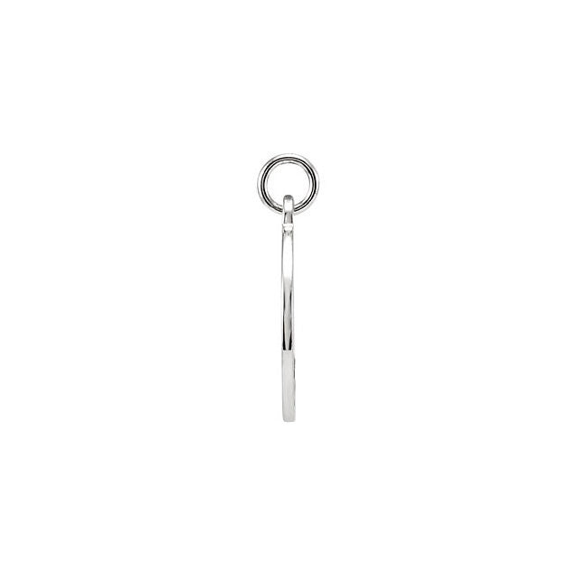Sterling Silver Diamond Dog Paw Charm
