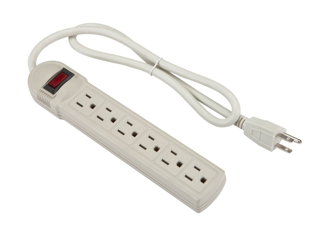 Baseboard electrical outlet strip