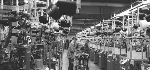 View of a Knitting Line - Photo by Jordan Brannock