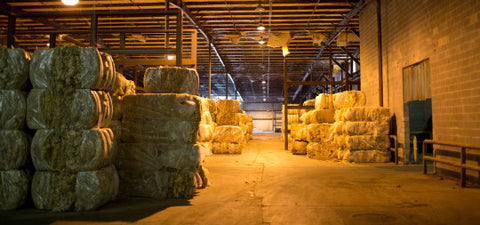 Bales of Greasy Wool - Photo by Jordan Brannock