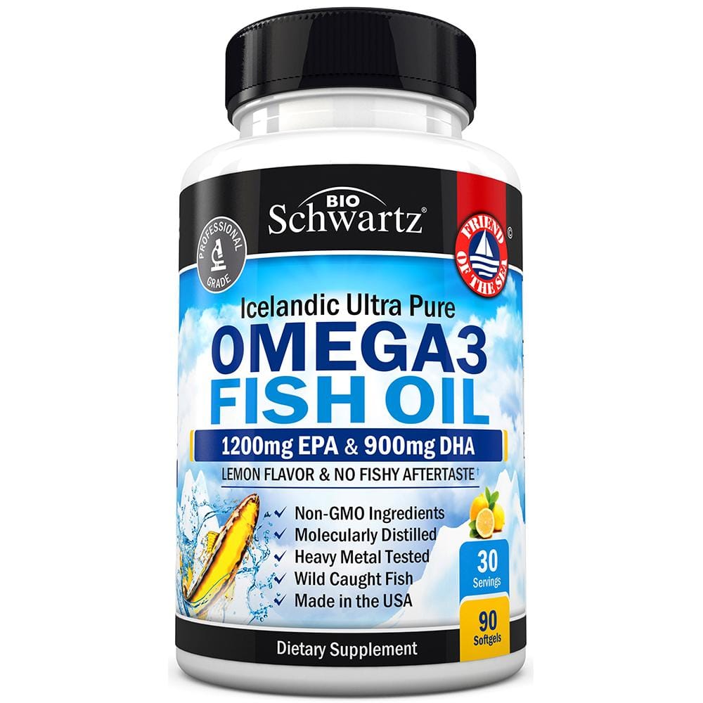 Bloedbad Beïnvloeden Afstoting Omega-3 Fish Oil | BioSchwartz | BioSchwartz