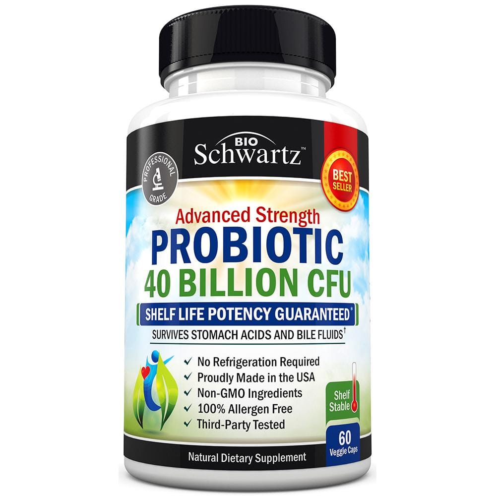 Nature's Bounty Probiotic 10 alternative: Probiotic Capsule 40 Billion CFU BioSchwartz 