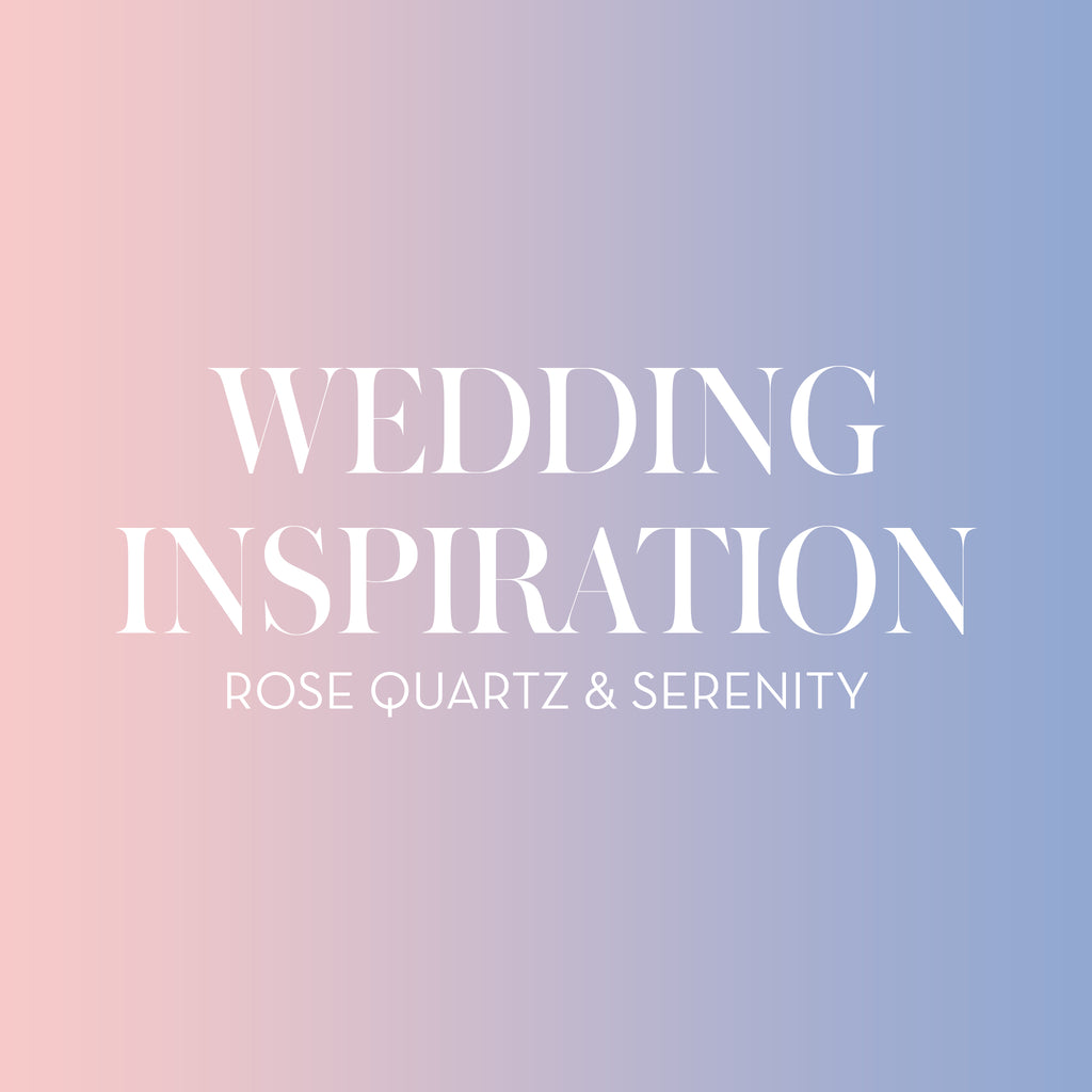 Wedding Inspiration: Rose Quartz & Serenity | Foxblossom Co.