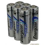 6 Pack Energizer Ultimate Lithiums