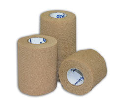 Dynarex Sensi-Wrap, Tan Self-adherent, Coban Coflex