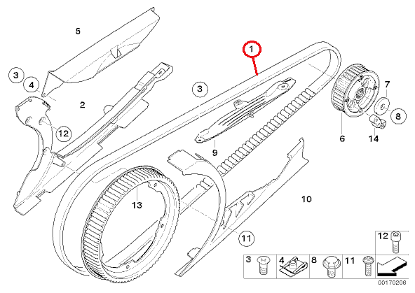 bmw f800st drive belt