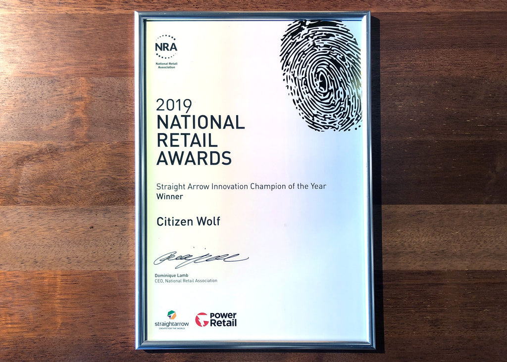 Citizen Wolf is Innovation Champion of the Year 2019