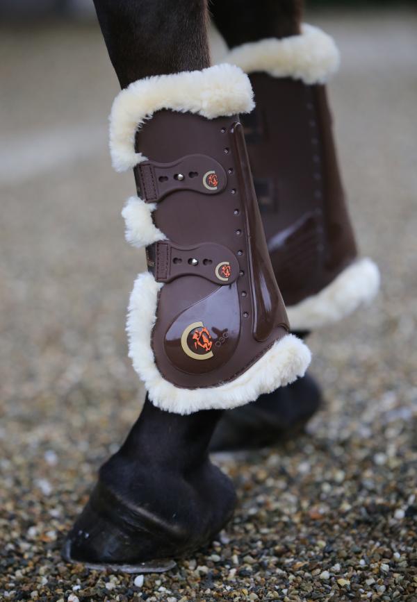 Masta Faux Fur Brushing Boots Size Full Brown