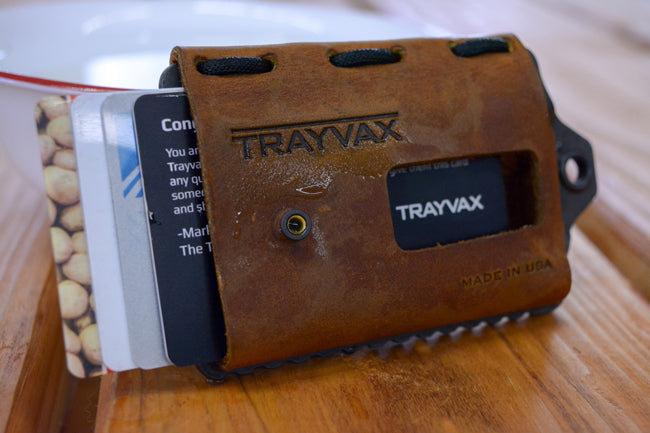 How to soak your Trayvax Element: Slide cards in to mold