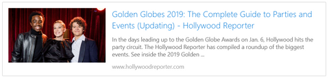 Golden Globes 2019: The Complete Guide to Parties and Events