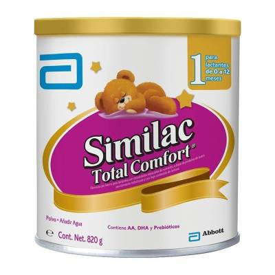 Similac Total Comfort Dairy Formula Stage 1 0 To 6 Months 820g