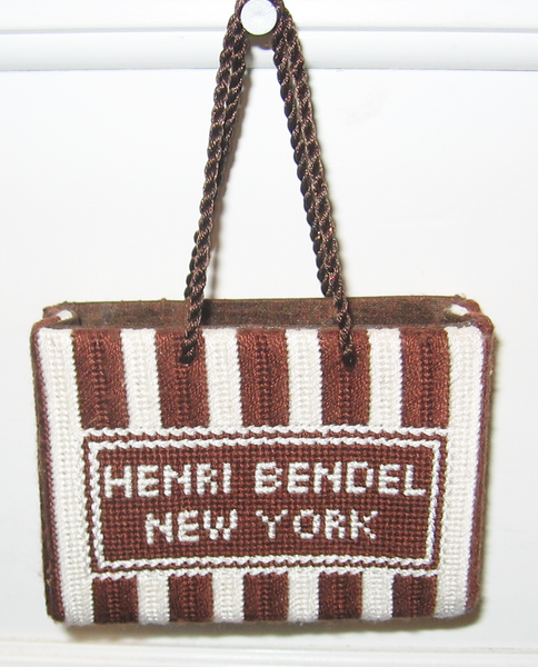 Needlepoint Henri Bendel Shopping Bag