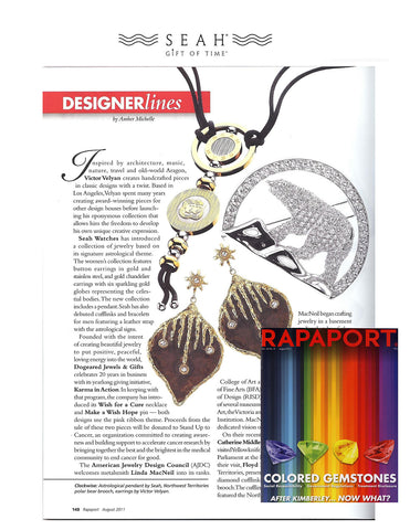 Rapaport features SEAH® jewelry