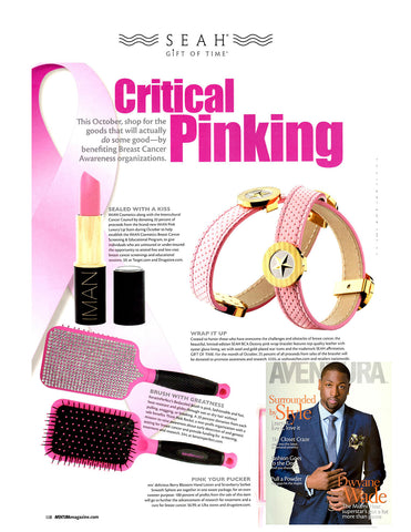 SEAH® Breast Cancer Bracelets in Aventura's October 2012 issue