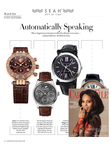 SEAH® Watches listed as one of Capitol File's Must-Wear Watches