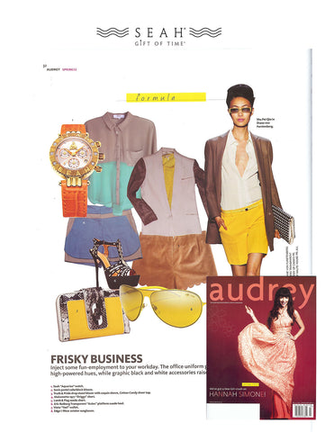 SEAH® Watches in Audrey magazine
