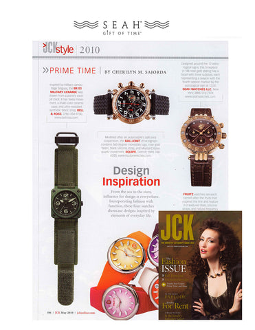 JCK features SEAH® Watch collection