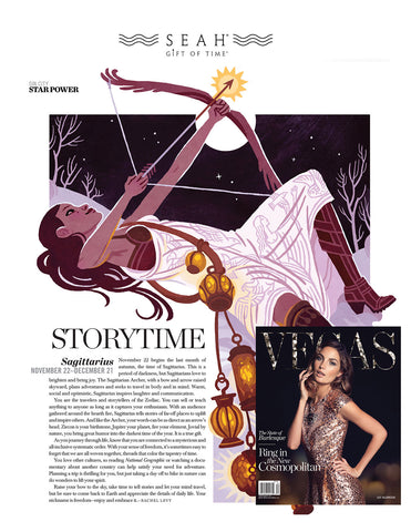 Vegas Magazine features SEAH® owner Rachel Levy's horoscope