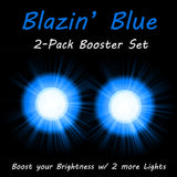 2 Blazin Blue Booster Rip Flares Pro Glow Sports