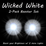 2 Wicked White Booster Rip Flares Pro Glow Sports