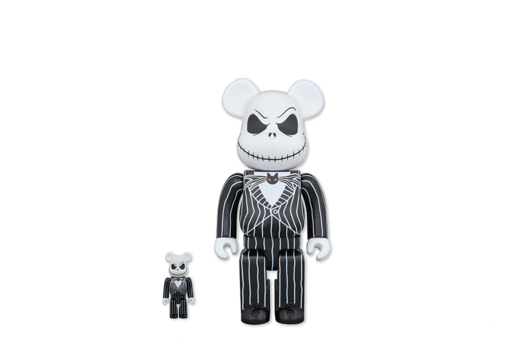 ハンドメイドBE@RBRICK Jack Skellingtonベアブリックジャックスケリ ...