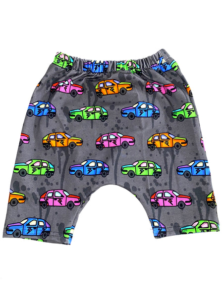 Neon Cars Print