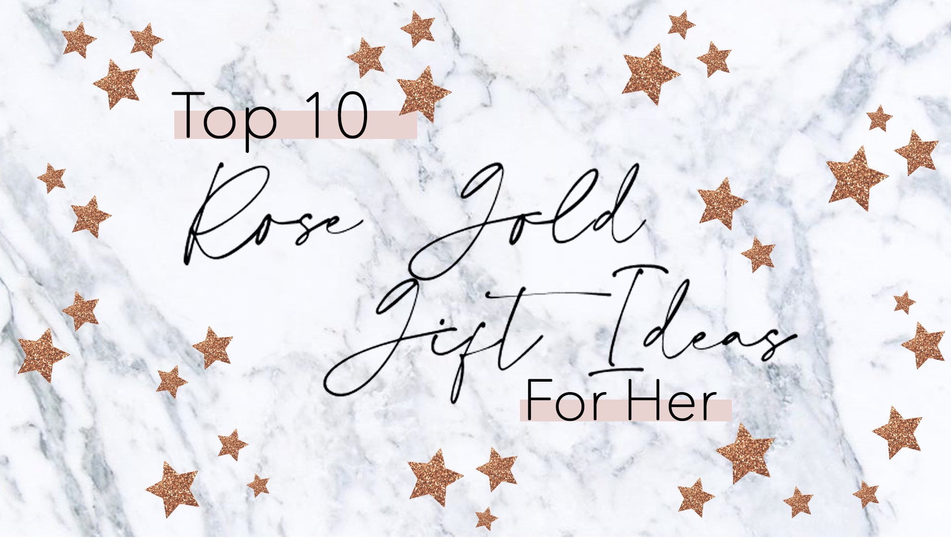 rose gold gift ideas for her