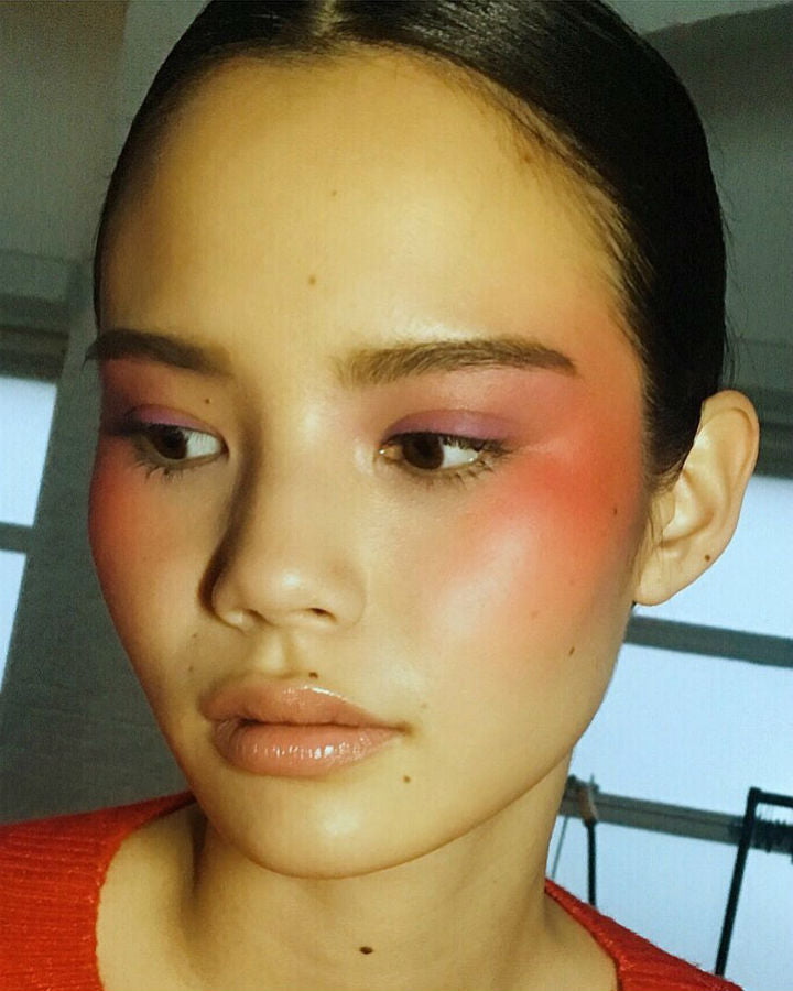 blush draping makeup trend 2018