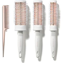 lily england round brush set best barrel brush for blowdrying