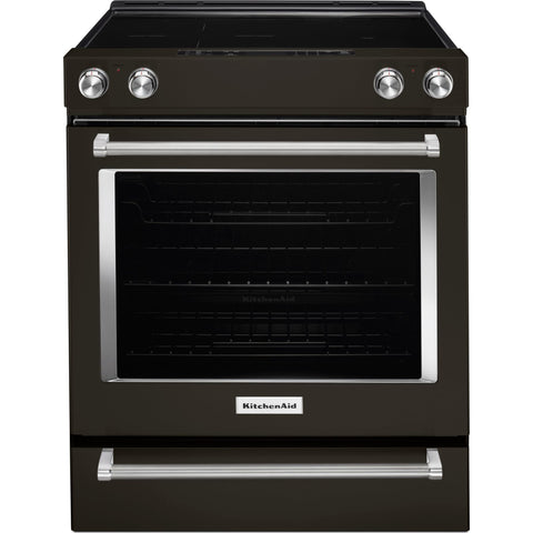 KitchenAid True Convection Range - Black Stainless