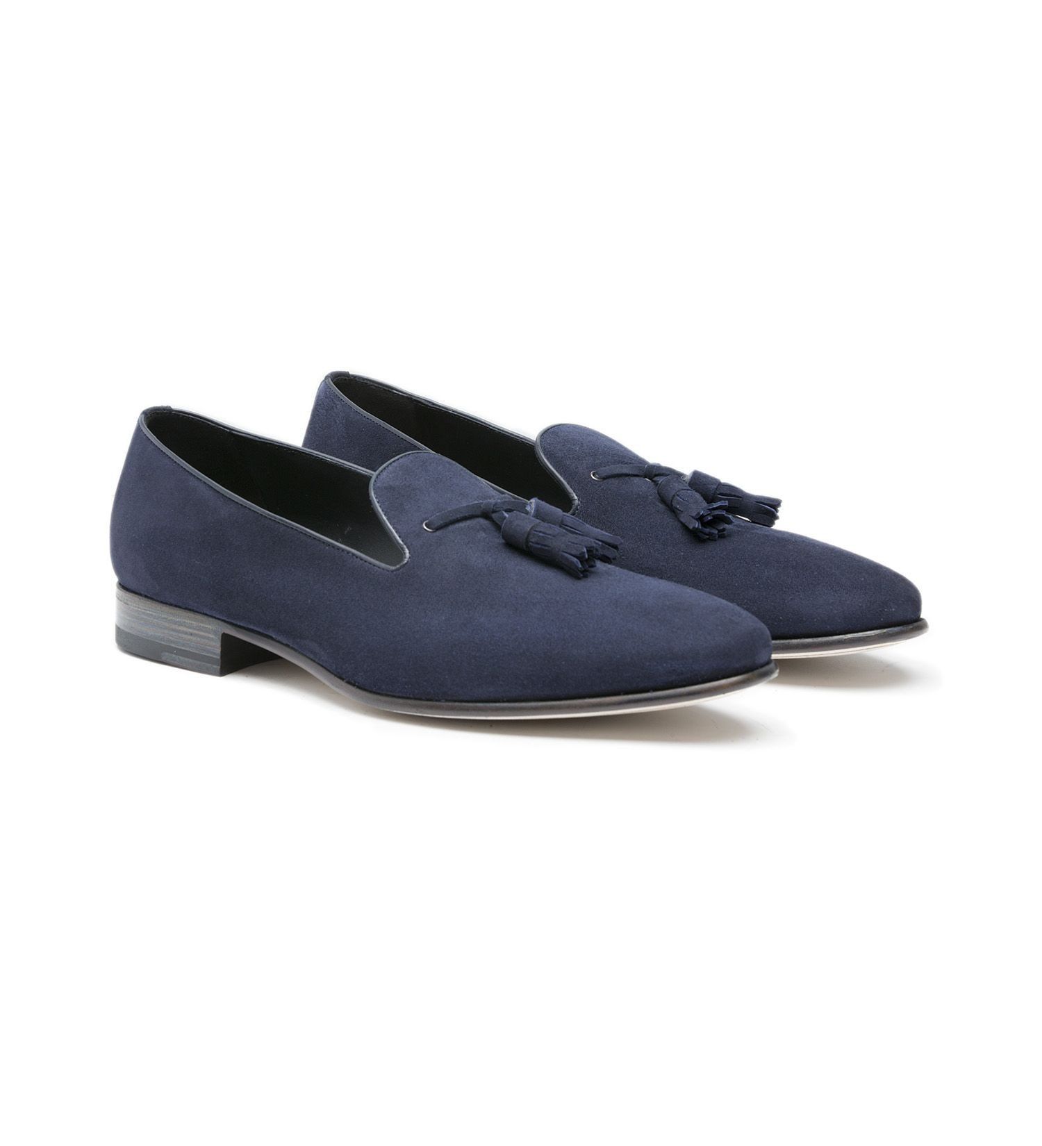 SUEDE SLIP-ON,SHOES,A.TESTONI, | GentRow.com