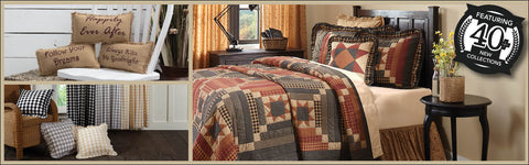 VHC Brands Quilts, Bedding, Curtains, Rugs, Table Linens and Seasonal Decor - The Village Country Store