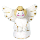 Handmade Felted Wool Angel Ornament | The Village Country Store