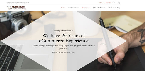 Germinate.com - Website E commerce Development and Set Up, Business Wholesaler Support