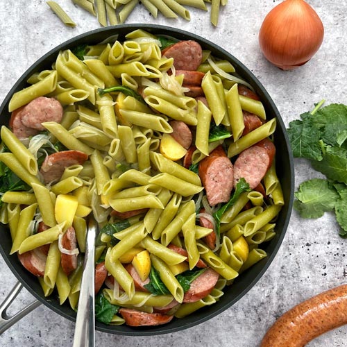 Caldo Verde with Kale Penne