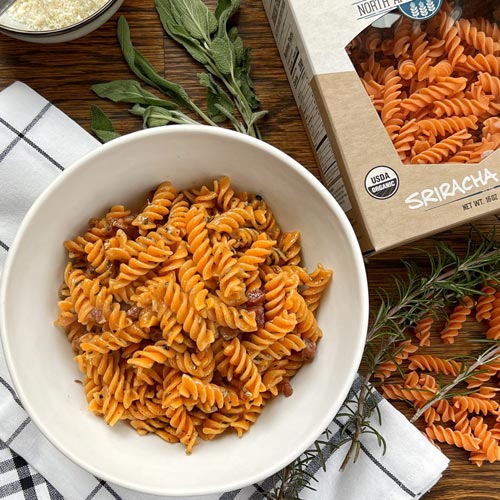 Porchetta Sriracha Fusilli