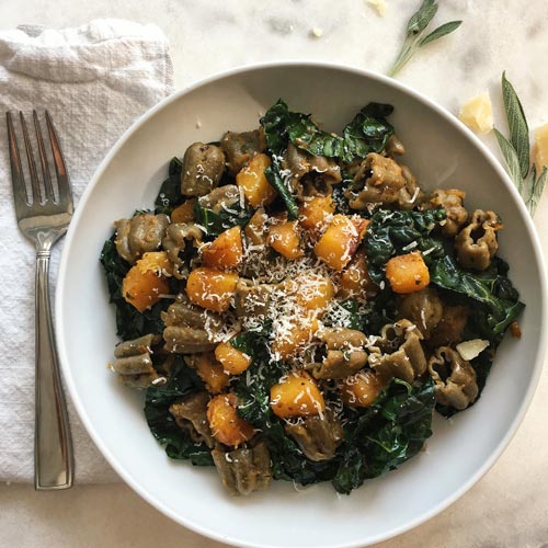 Sfoglini Hemp Zucca with Caramelized Butternut Squash & Kale