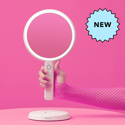 All new Cami handheld and vanity mirror with 1x and 5x magnification by Fancii and Co